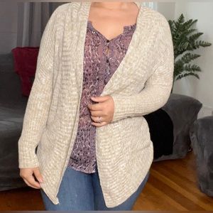 Soft and warm beige cardigan